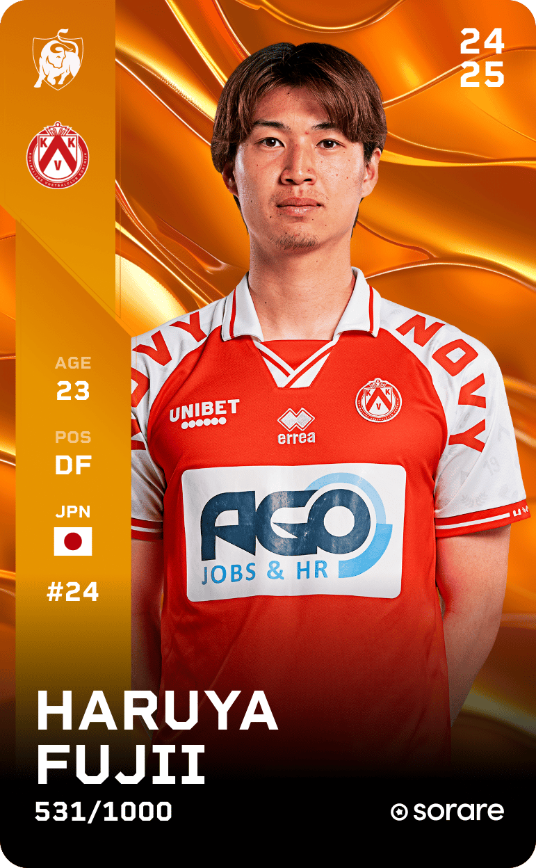 Haruya Fujii 2024-25 • Limited 531/1000