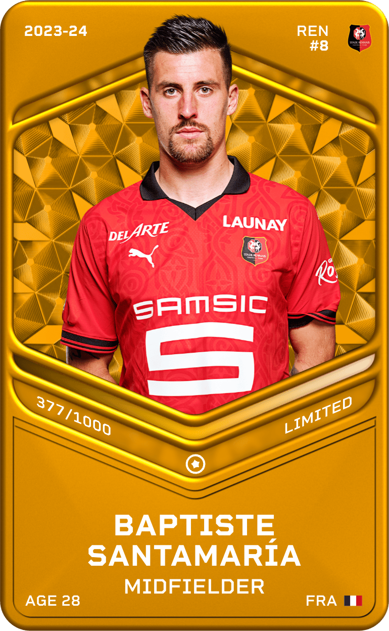 Baptiste Santamaría 2023-24 • Limited 377/1000