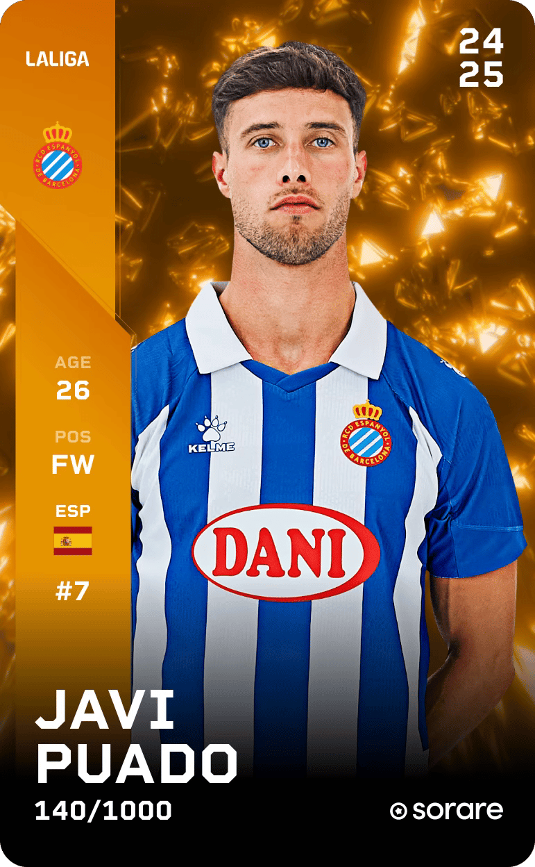 Javi Puado 2024-25 • Limited 140/1000