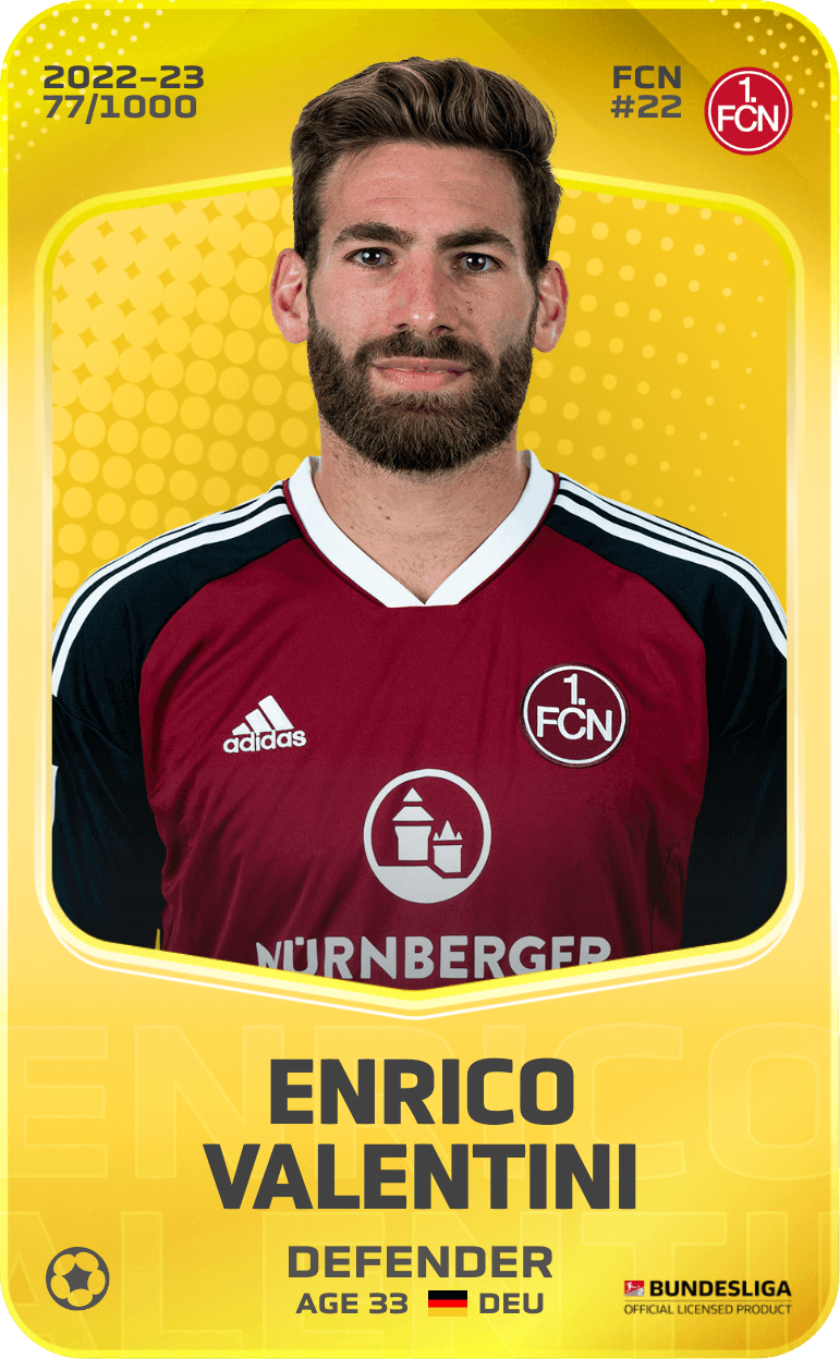 Enrico Valentini 2022-23 • Limited 77/1000