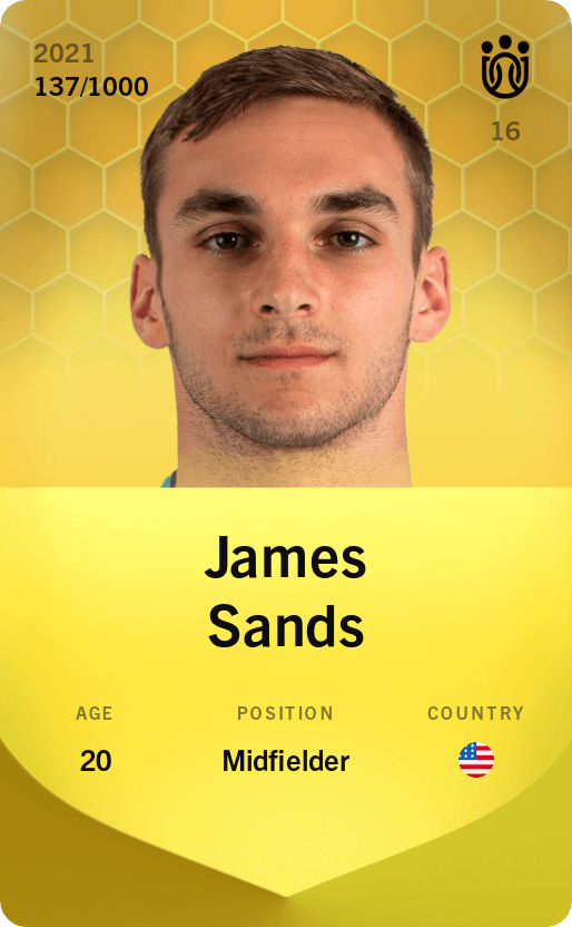 James Sands 2021-22 • Limited 137/1000