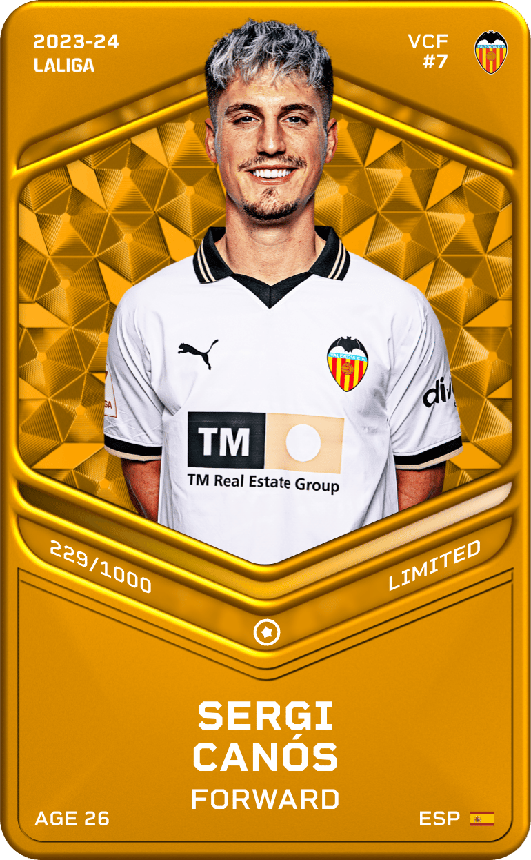 Sergi Canós 2023-24 • Limited 229/1000