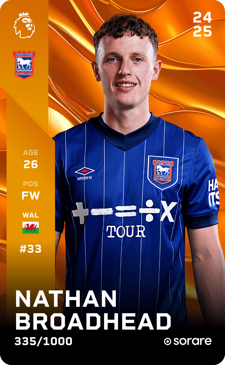 Nathan Broadhead 2024-25 • Limited 335/1000