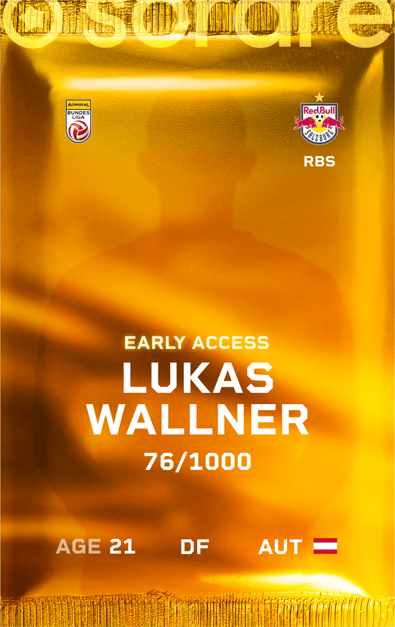 Lukas Wallner 2024-25 • Limited 76/1000