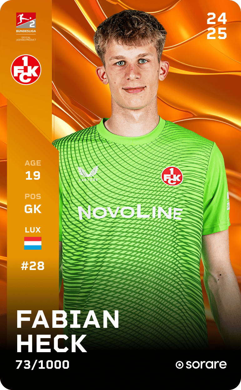 Fabian Heck 2024-25 • Limited 73/1000