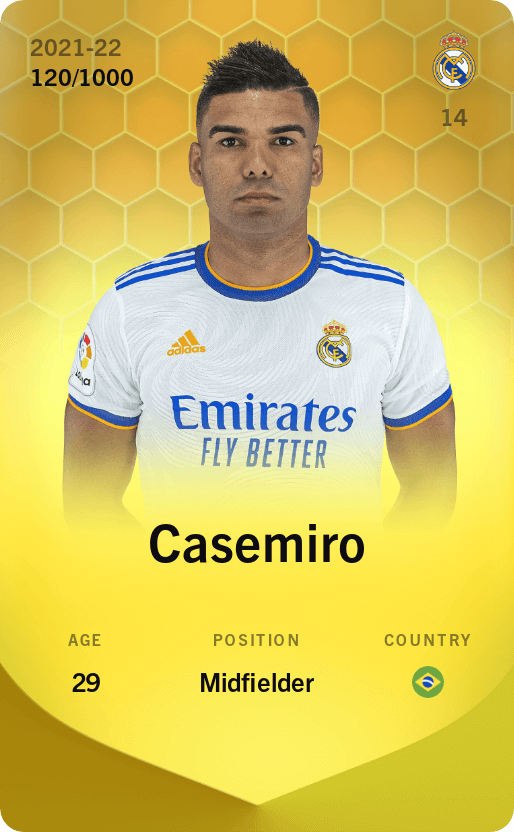 Casemiro 2021-22 • Limited 120/1000