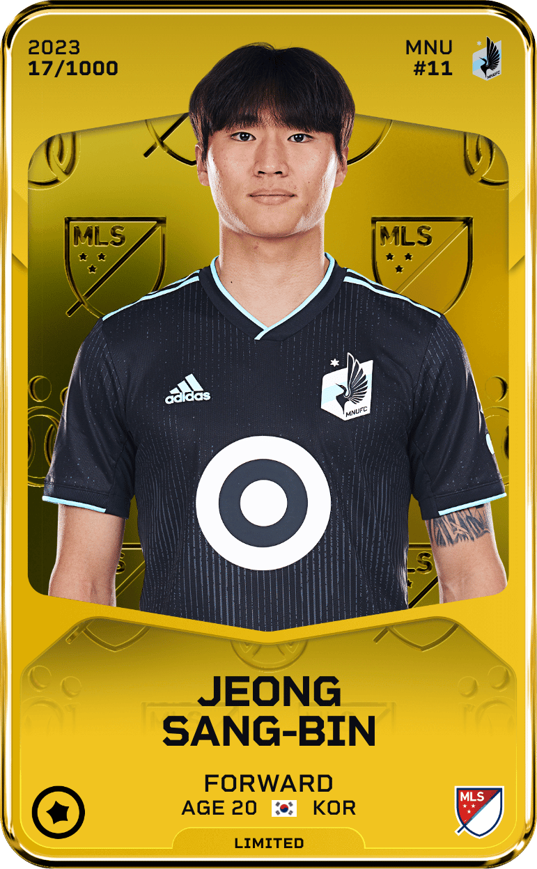 Jeong Sang-Bin 2023-24 • Limited 17/1000