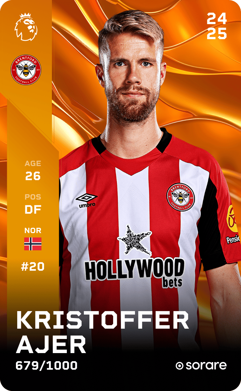 Kristoffer Ajer 2024-25 • Limited 679/1000
