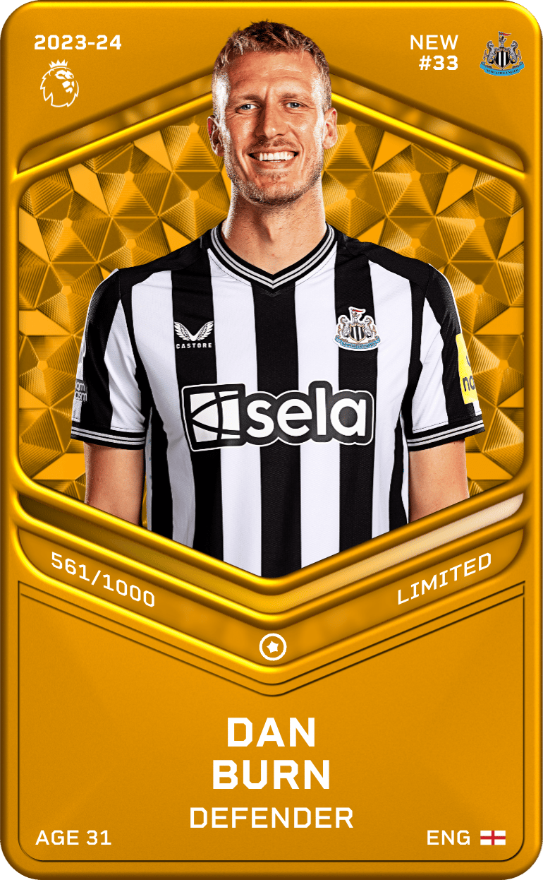 Dan Burn 2023-24 • Limited 561/1000