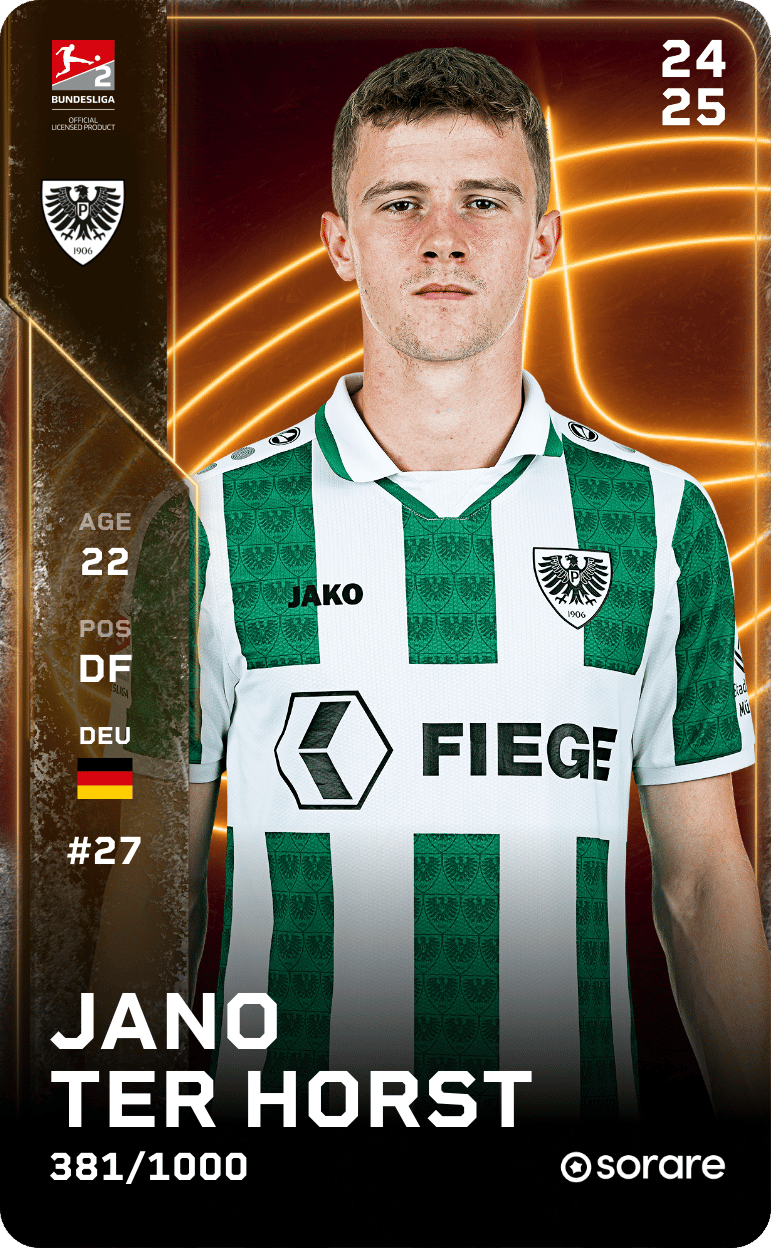 Jano ter Horst 2024-25 • Limited 381/1000