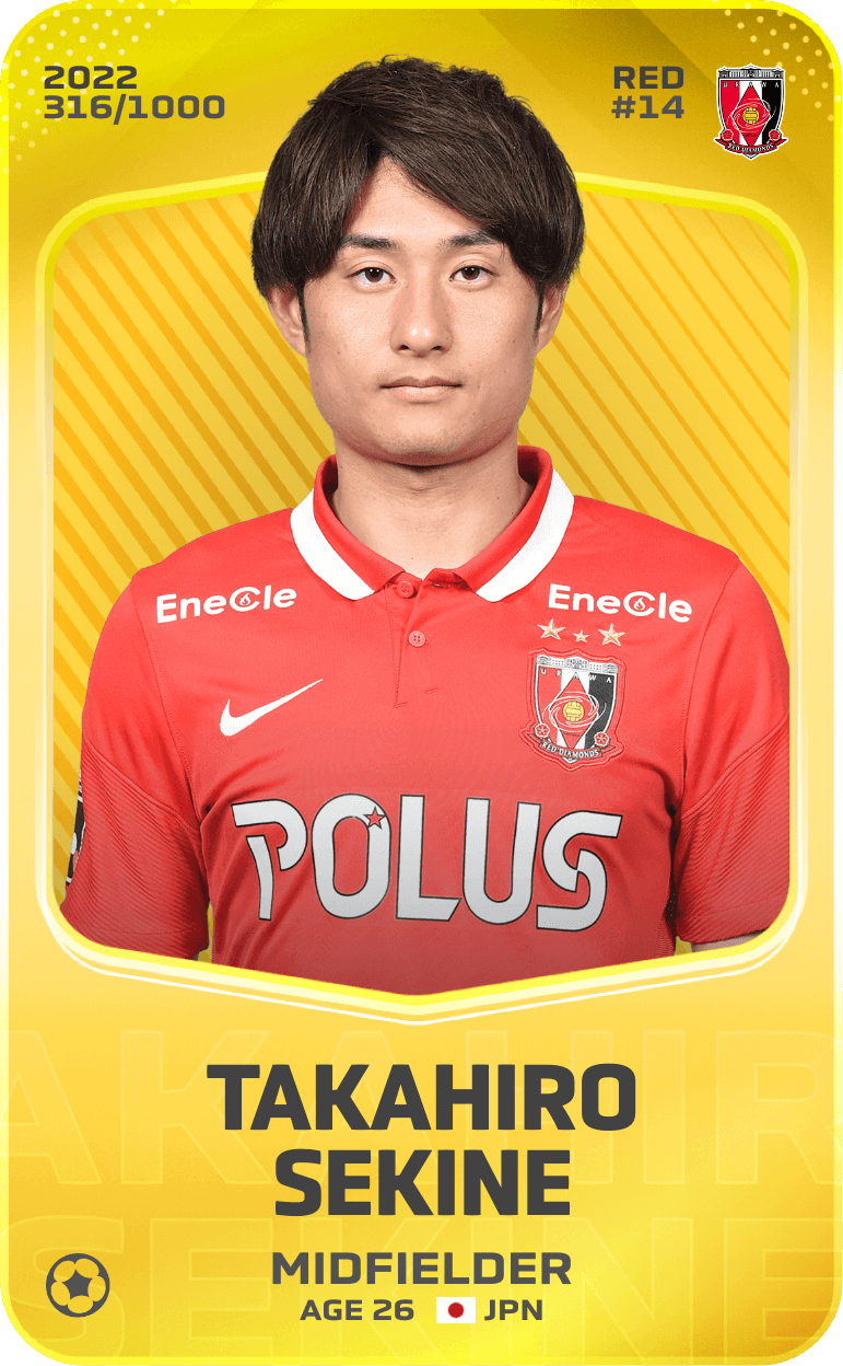 Takahiro Sekine 2022-23 • Limited 316/1000