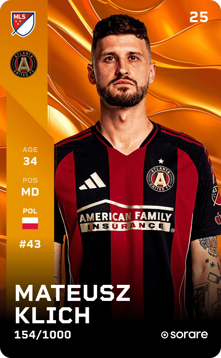 Mateusz Klich 2025-26 • Limited 154/1000