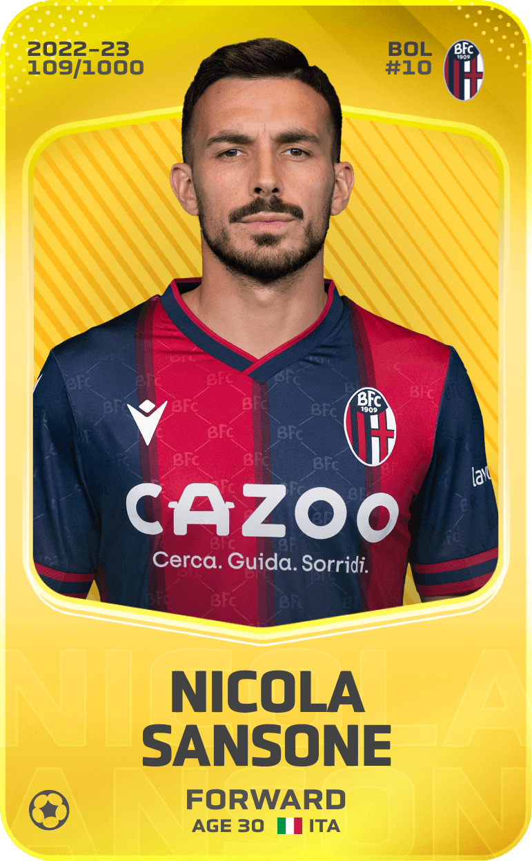 Nicola Sansone 2022-23 • Limited 109/1000
