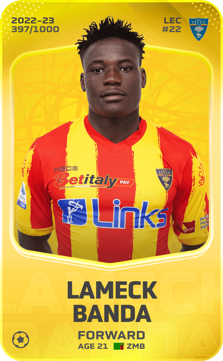 Lameck Banda 2022-23 • Limited 397/1000