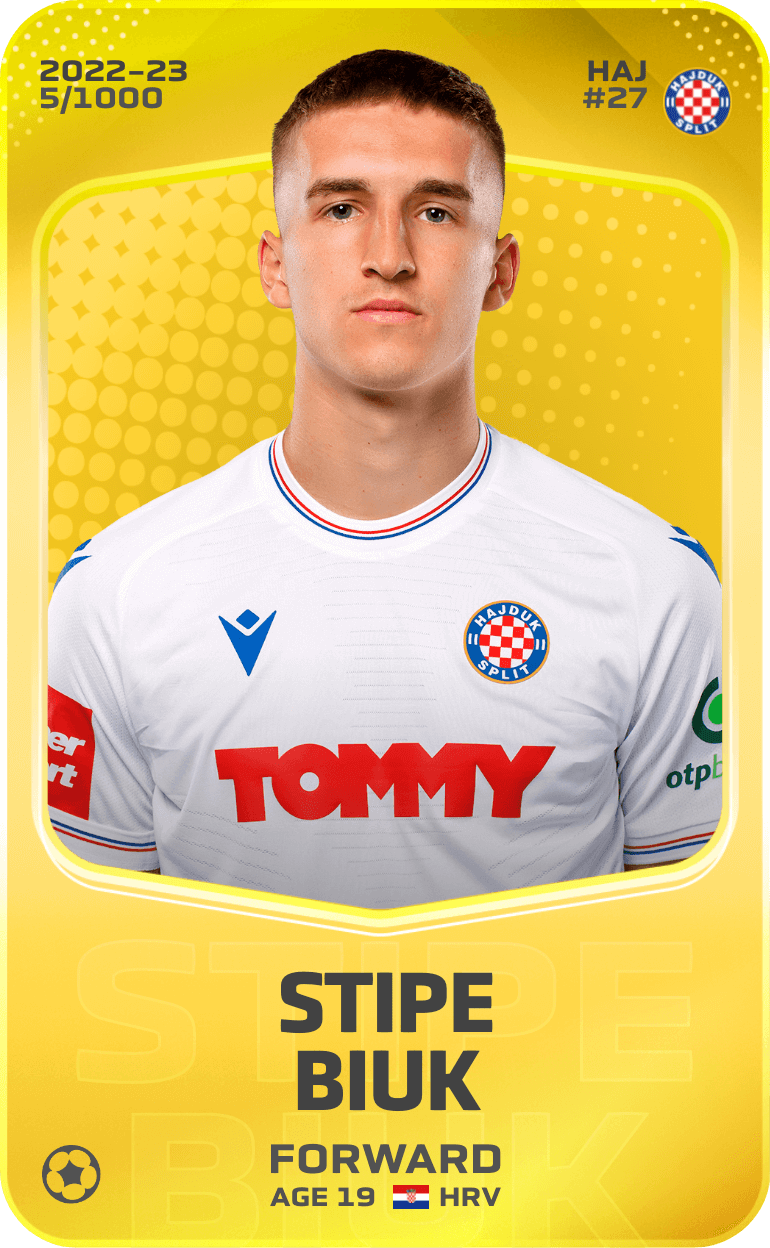 Stipe Biuk 2022-23 • Limited 5/1000