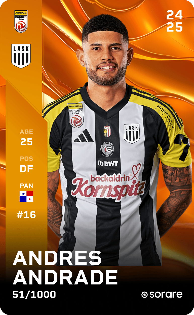 Andres Andrade 2024-25 • Limited 51/1000