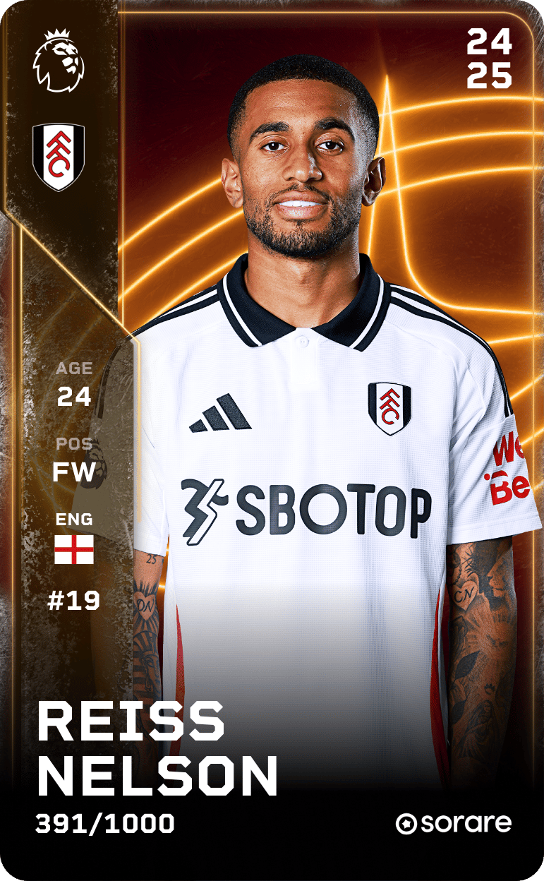 Reiss Nelson 2024-25 • Limited 391/1000