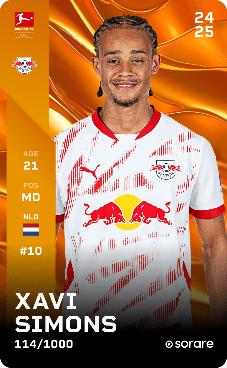 Xavi Simons 2024-25 • Limited 114/1000