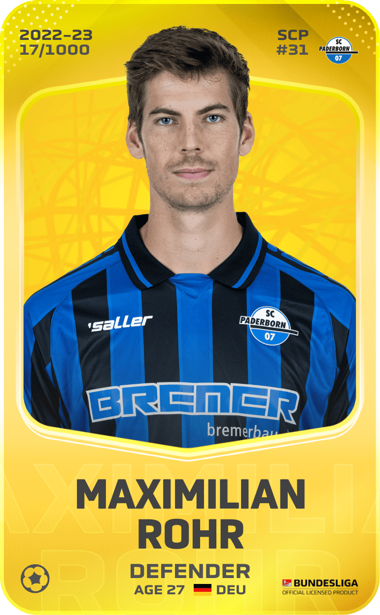 Maximilian Rohr 2022-23 • Limited 17/1000