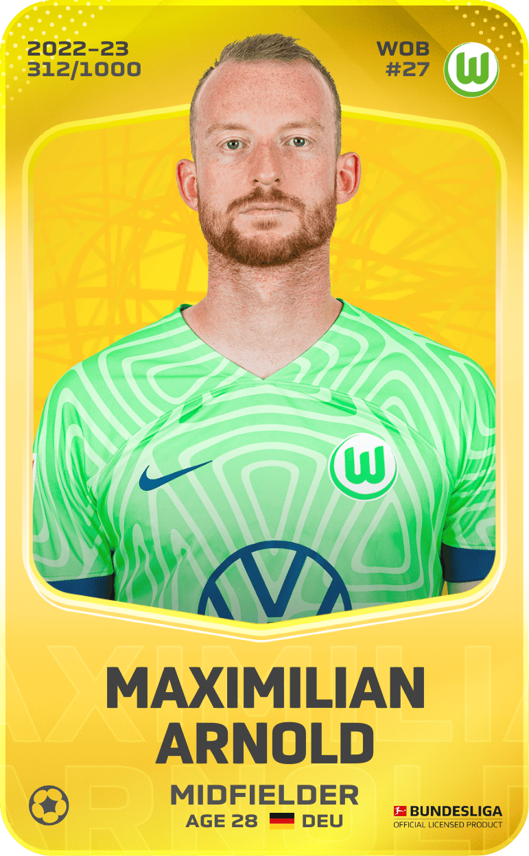 Maximilian Arnold 2022-23 • Limited 312/1000