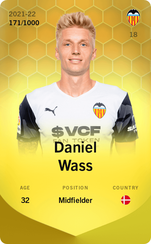 Daniel Wass 2021-22 • Limited 171/1000
