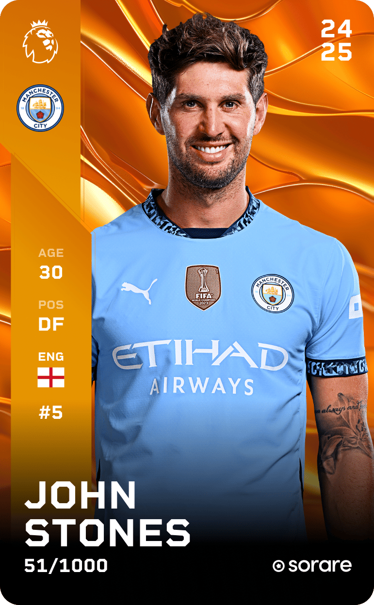 John Stones 2024-25 • Limited 51/1000