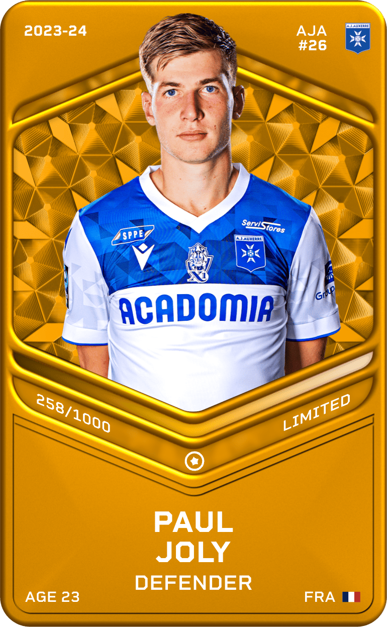 Paul Joly 2023-24 • Limited 258/1000
