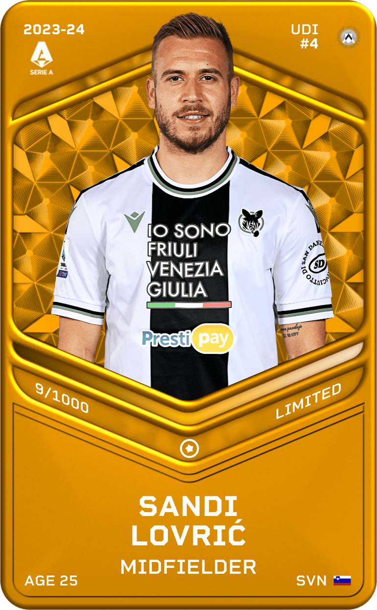 Sandi Lovrić 2023-24 • Limited 9/1000