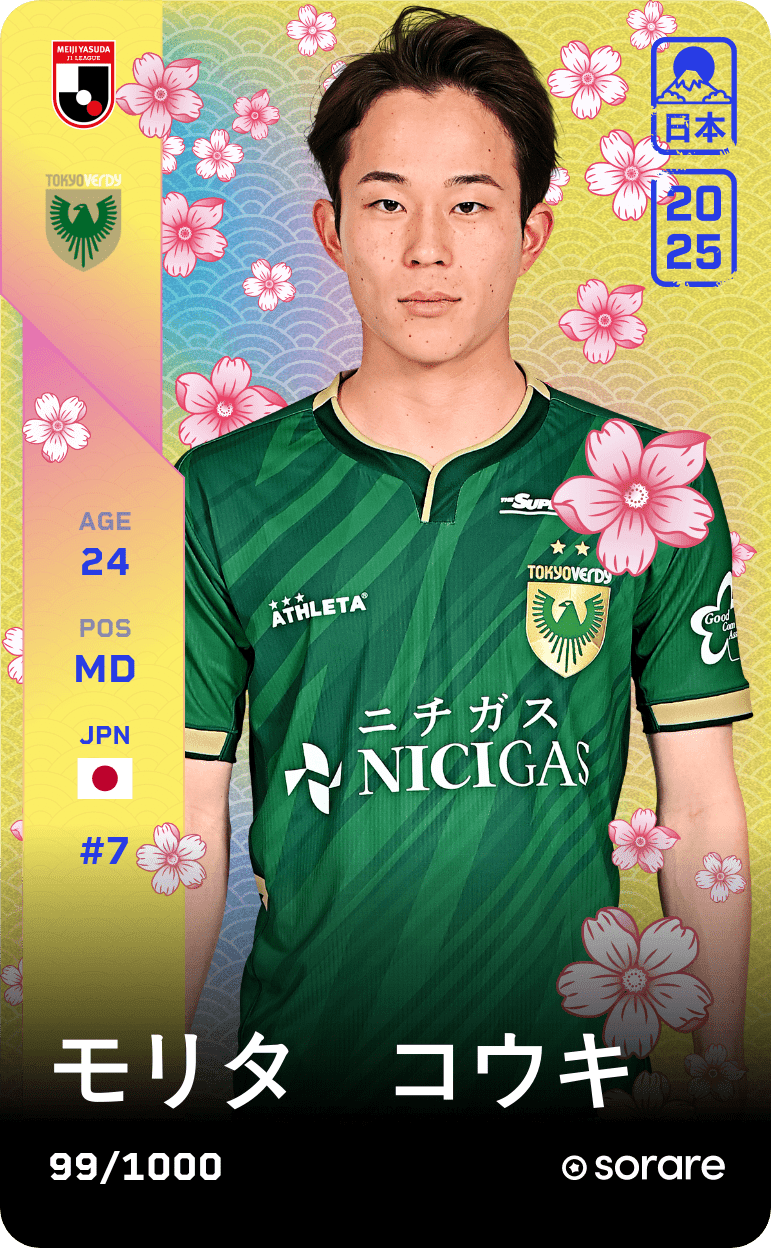 Koki Morita 2025-26 • Limited 99/1000