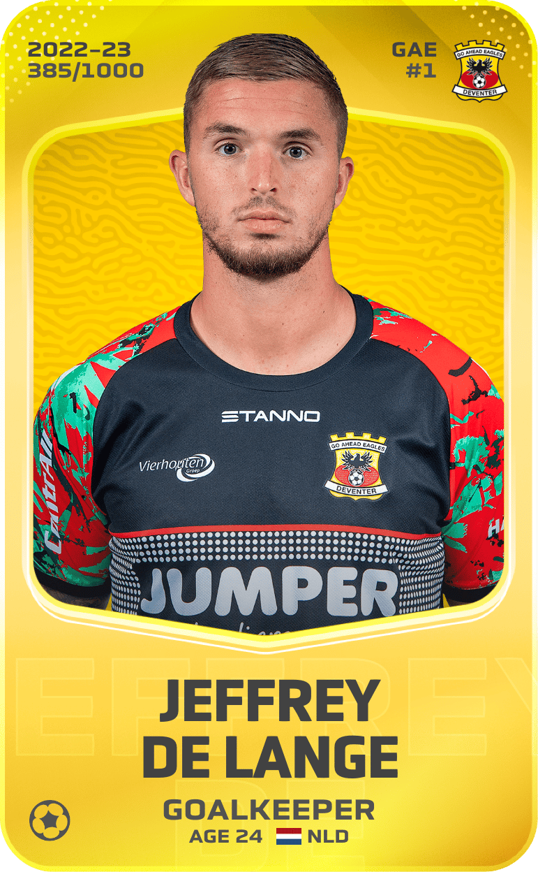 Jeffrey de Lange 2022-23 • Limited 385/1000