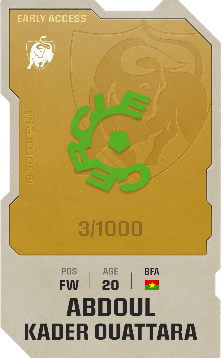 Abdoul Ouattara 2025-26 • Limited 3/1000