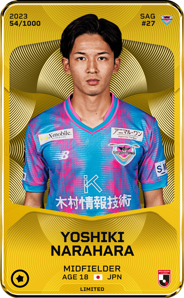 Yoshiki Narahara 2023-24 • Limited 54/1000