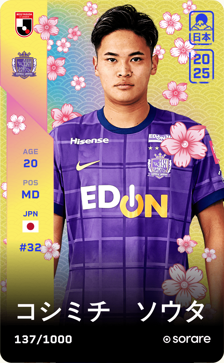 Sota Koshimichi 2025-26 • Limited 137/1000