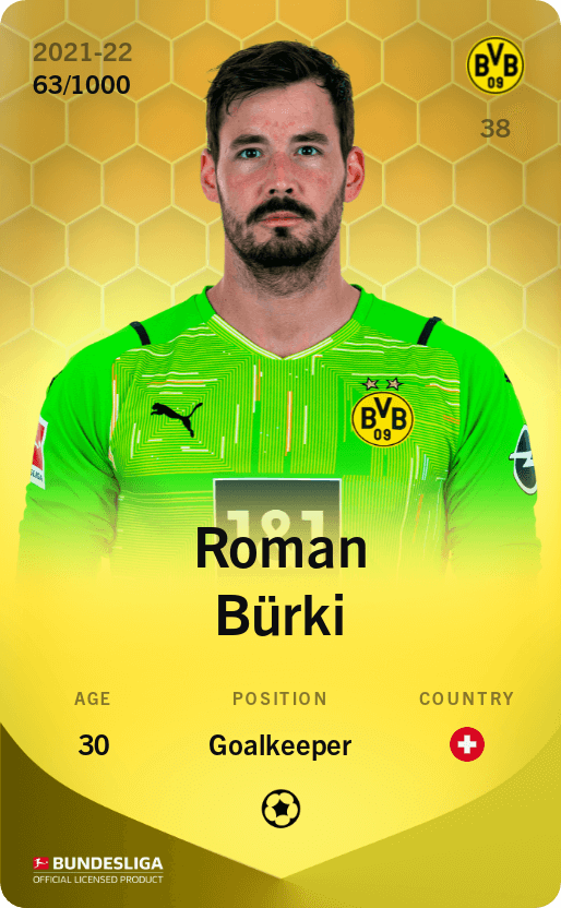Roman Bürki 2021-22 • Limited 63/1000