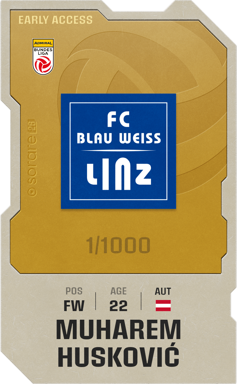 Muharem Huskovic 2025-26 • Limited 1/1000