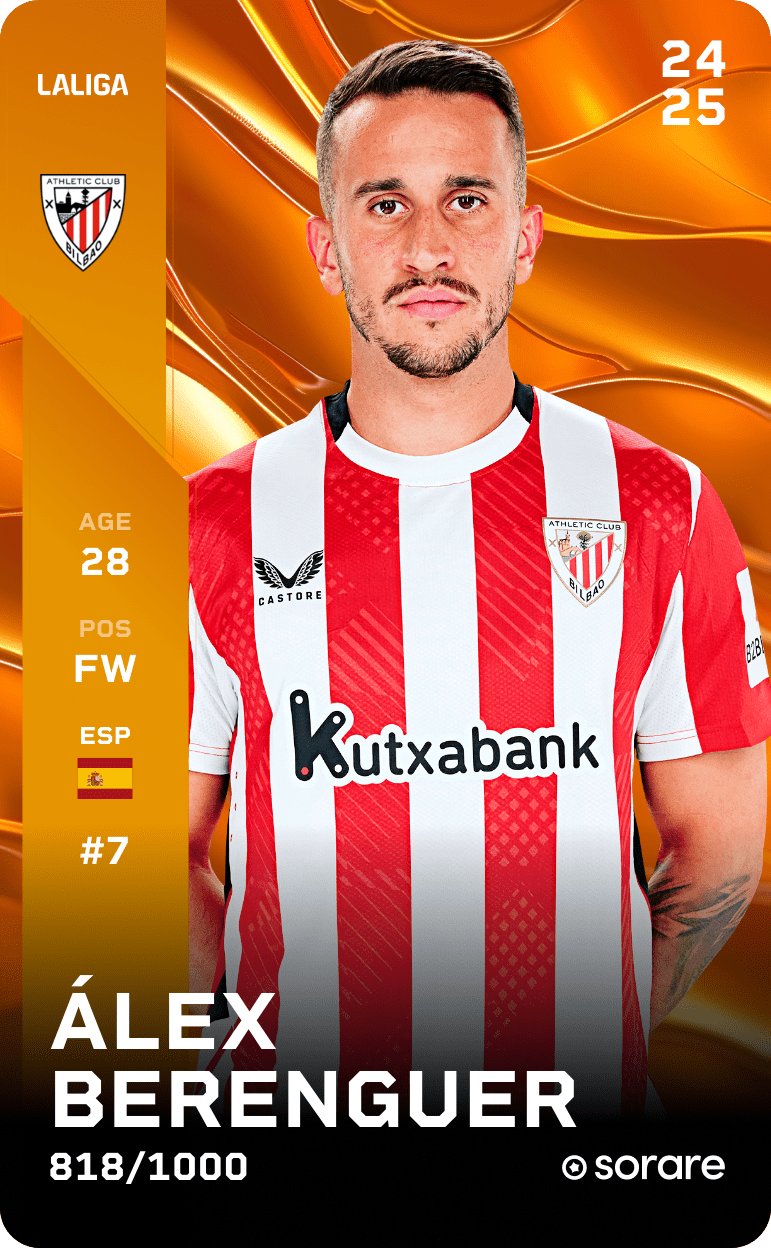 Álex Berenguer 2024-25 • Limited 818/1000