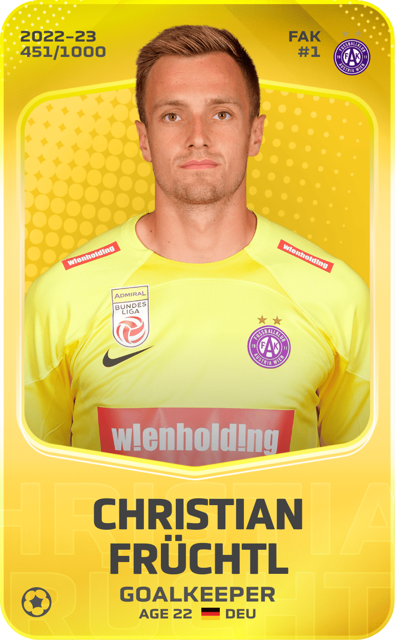 Christian Früchtl 2022-23 • Limited 451/1000