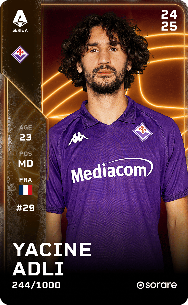 Yacine Adli 2024-25 • Limited 244/1000