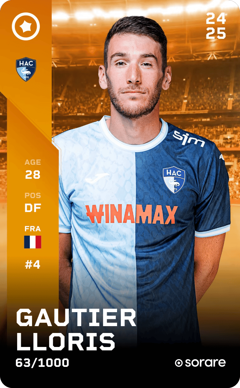 Gautier Lloris 2024-25 • Limited 63/1000