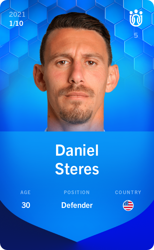 Sorare - Sorare Official - Daniel Steres 2021-22 • Super Rare 1/10 - NFT # 88526029052931916884774390424838068076762719164155795052499329399834107312152