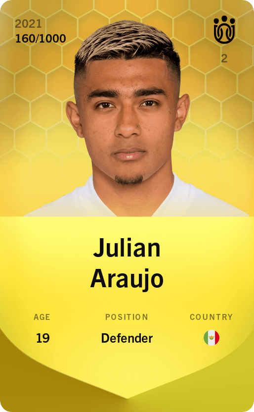 Julian Araujo 2021-22 • Limited 160/1000