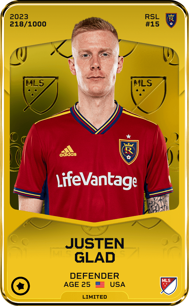 Justen Glad 2023-24 • Limited 218/1000