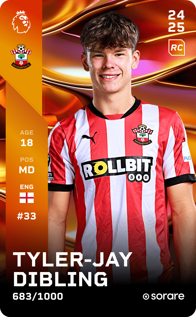 Tyler-Jay Dibling 2024-25 • Limited 683/1000