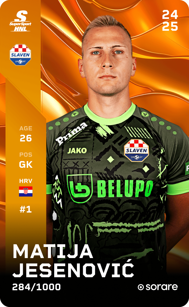Matija Jesenović 2024-25 • Limited 284/1000