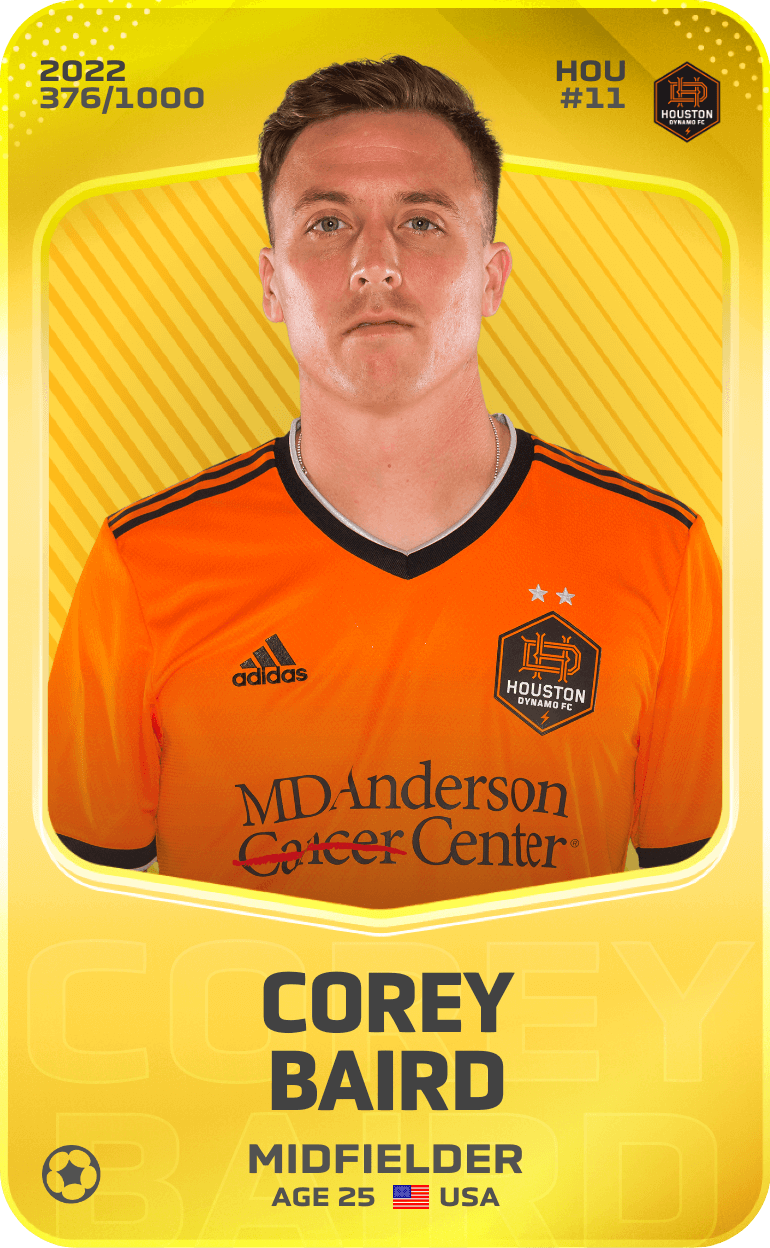 Corey Baird 2022-23 • Limited 376/1000