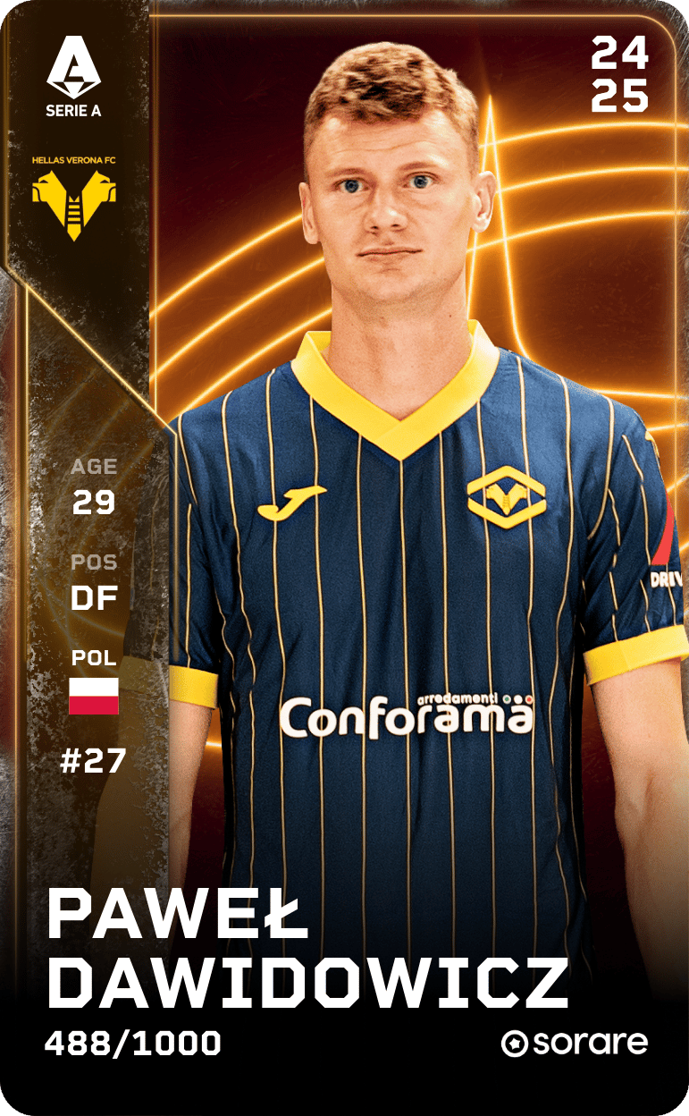 Paweł Dawidowicz 2024-25 • Limited 488/1000
