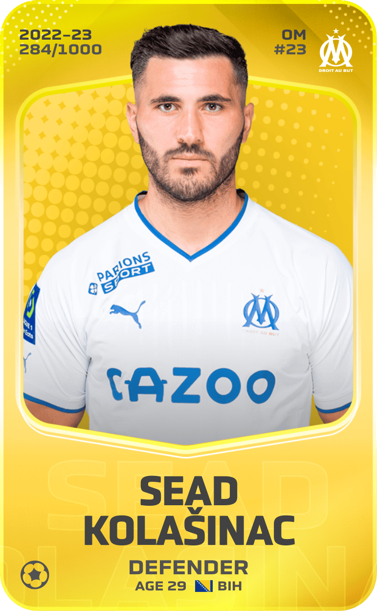 Sead Kolašinac 2022-23 • Limited 284/1000