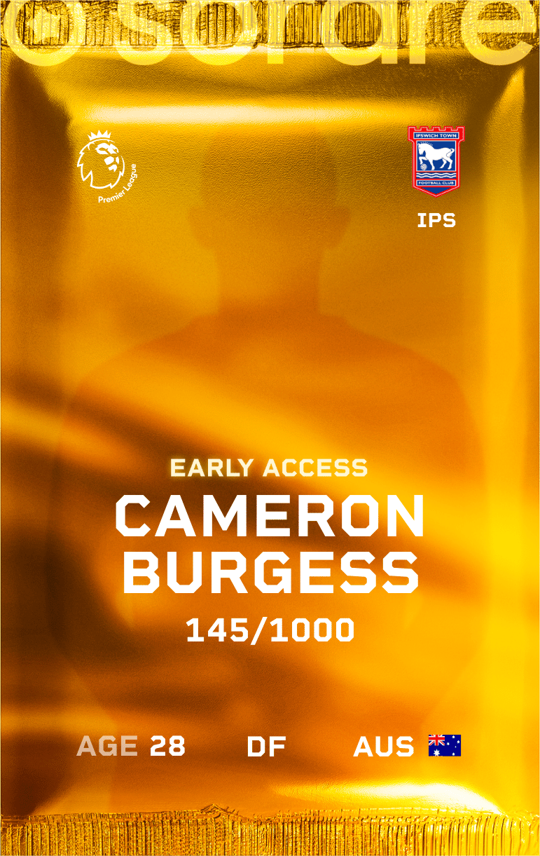 Cameron Burgess 2024-25 • Limited 145/1000