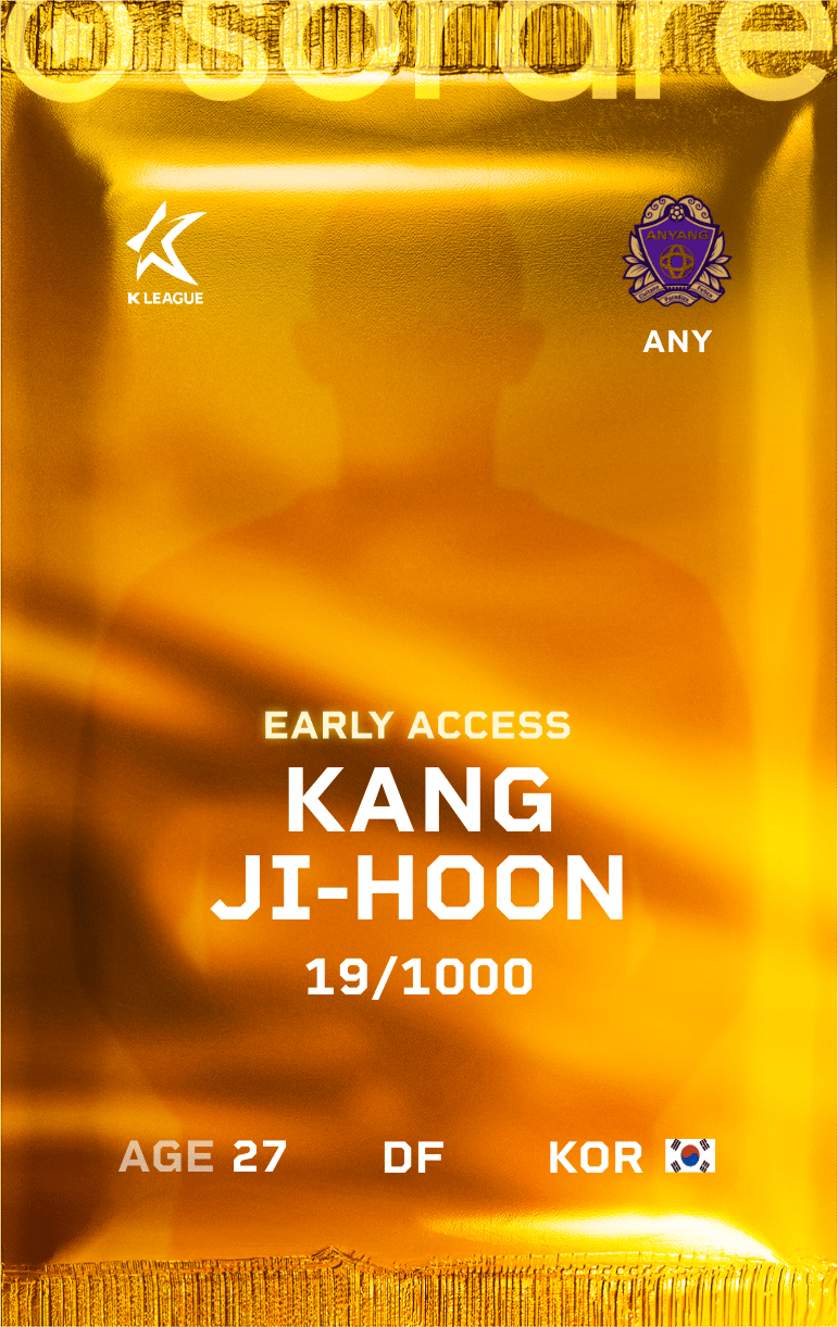 Kang Ji-Hun 2025-26 • Limited 19/1000