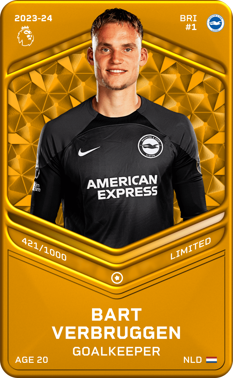 Bart Verbruggen 2023-24 • Limited 421/1000